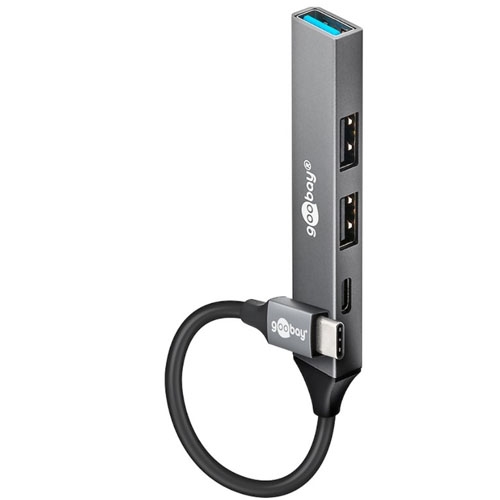 Goobay USB-C Hub 4port Slim