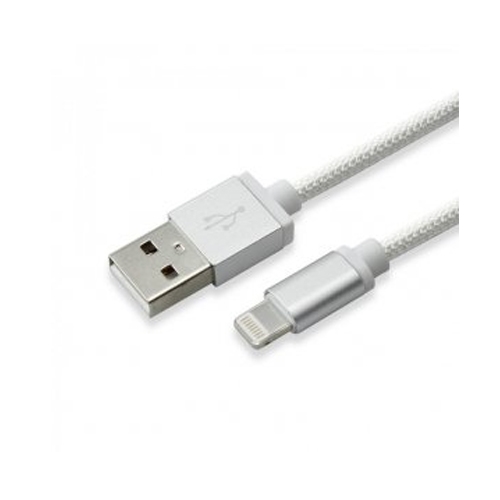 USB Ladekabel A-Lightning 1,5M grå
