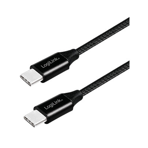 USB Ladekabel C-C 1M Sort