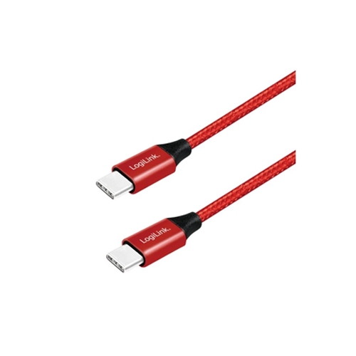 USB Ladekabel C-C 1M Rød